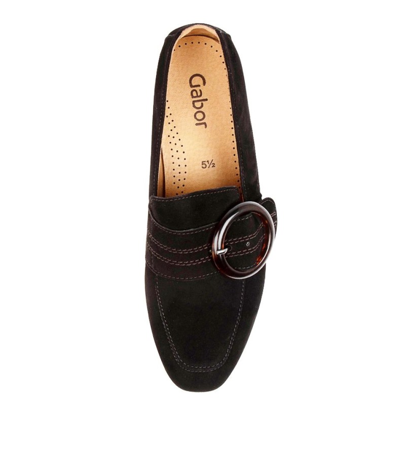 Gabor Delilah Zwart Suède