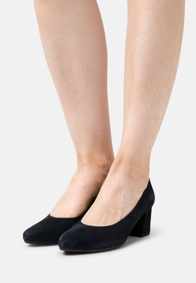 Gabor Donkerblauwe Klassieke Hakken