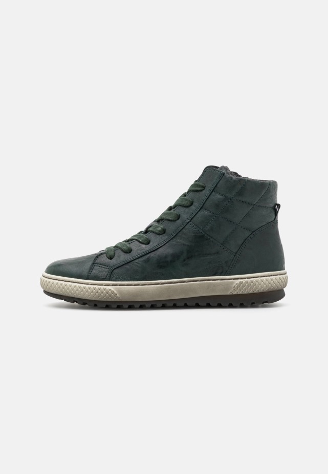 Gabor Donkerbruine Hoge Sneakers
