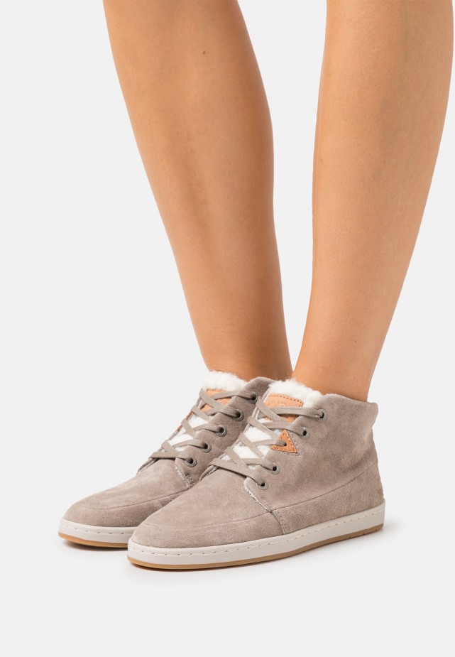 Gabor Donkerbruine Hoge Sneakers