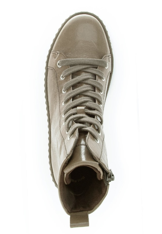 Gabor Enkellaarzen Met Plateauzool Karamel