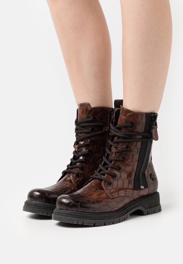 Gabor Enkellaarzen Met Plateauzool Karamel