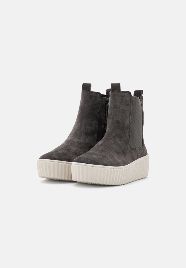 Gabor Enkellaarzen Met Plateauzool Pepper/creme