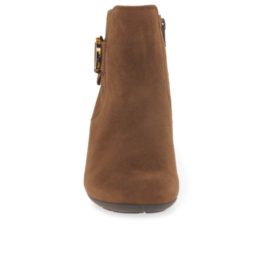 Gabor Hennep Enkellaarzen Voor Dames New Whisky Suède