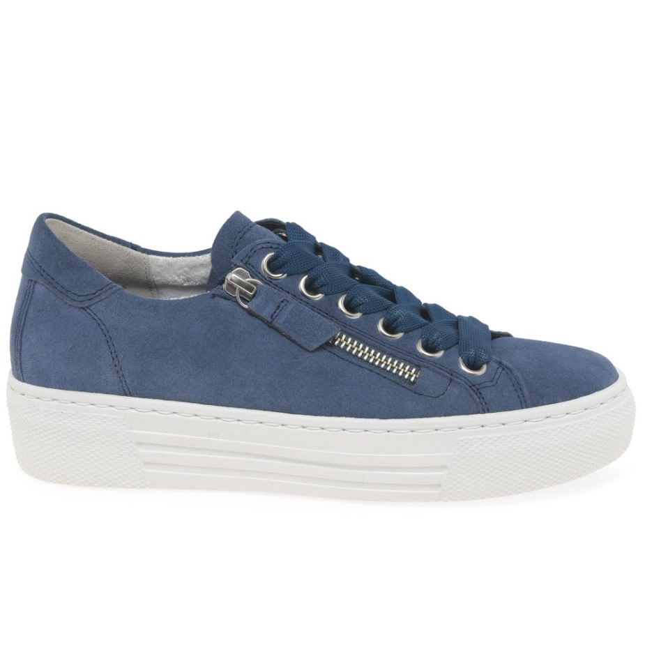 Gabor Jeans Suède Campus Damessneakers