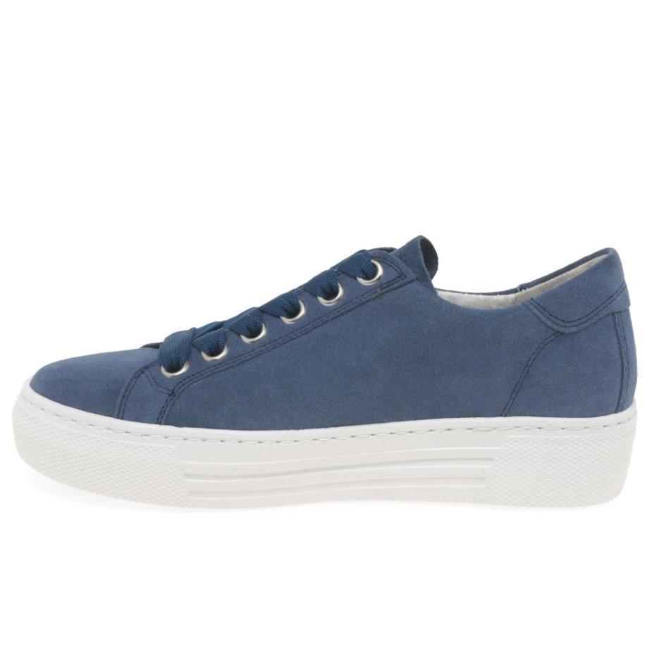 Gabor Jeans Suède Campus Damessneakers