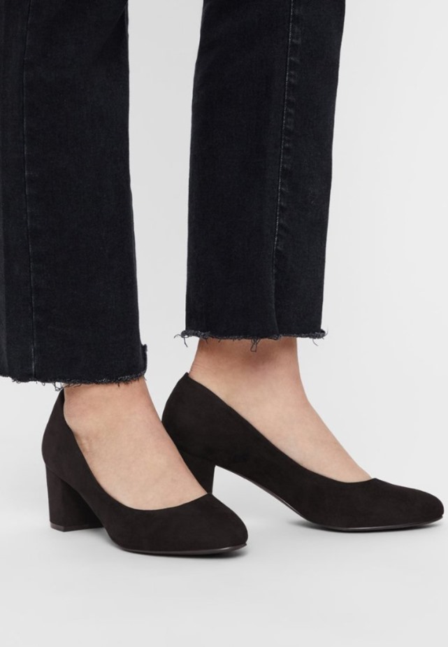 Gabor Leer - Klassieke Hakken Donkerblauw