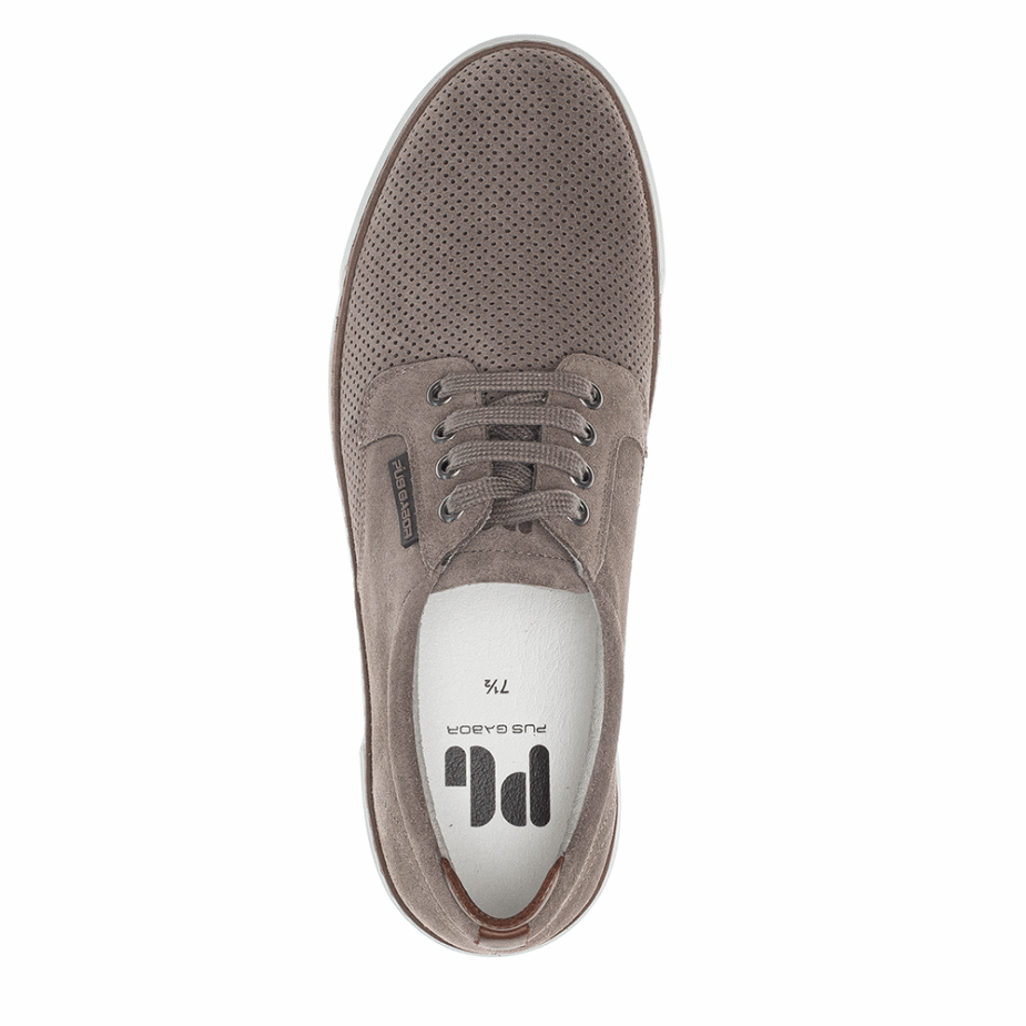Gabor Mannen Perf Beige Sneaker