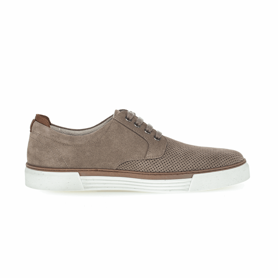 Gabor Mannen Perf Beige Sneaker