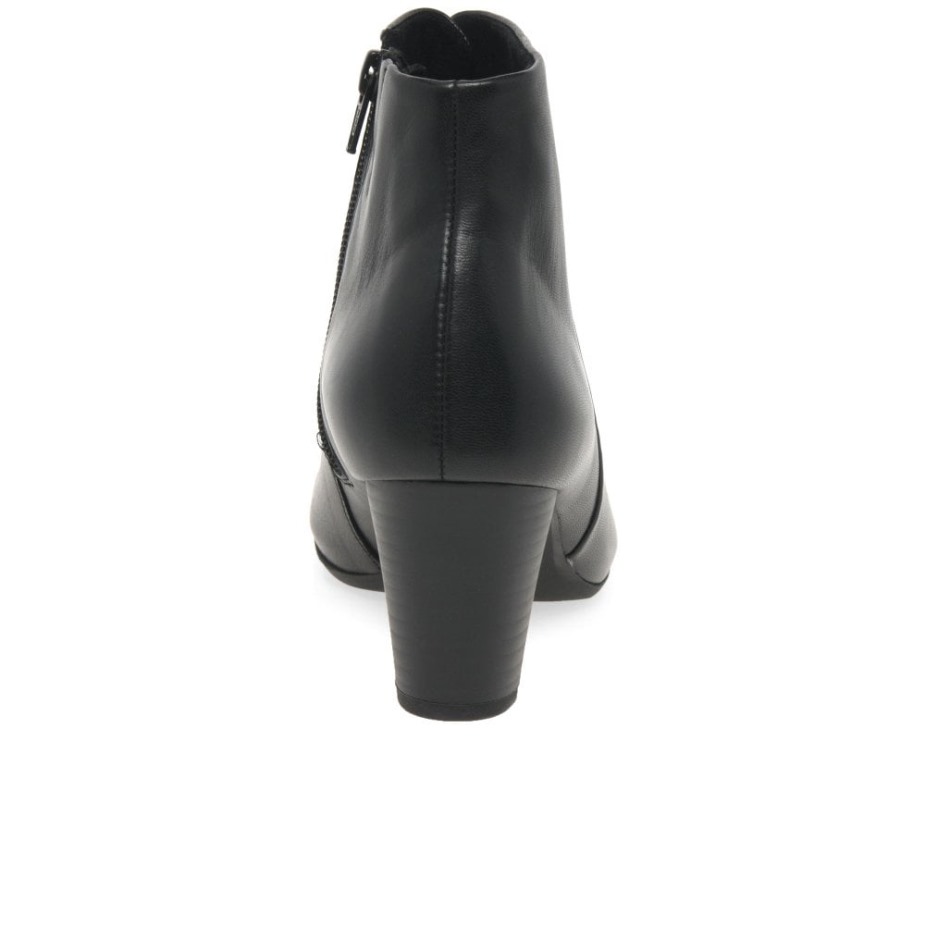 Gabor Matlock Dames Enkellaarzen Zwart