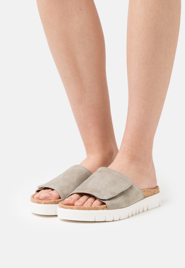 Gabor Nachtblauwe T-bar Sandalen