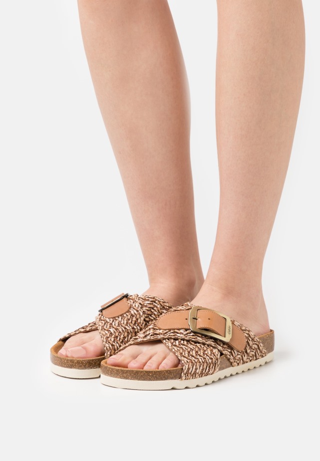 Gabor Nachtblauwe T-bar Sandalen