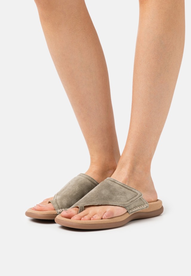 Gabor Nachtblauwe T-bar Sandalen