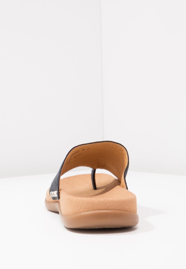 Gabor Nachtblauwe T-bar Sandalen