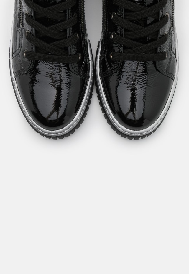 Gabor Plateau Enkellaarzen Zwart