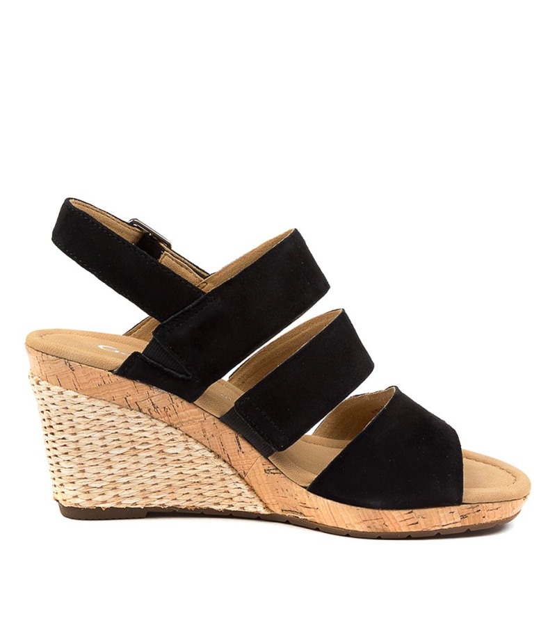 Gabor Poppy Zwart Suède