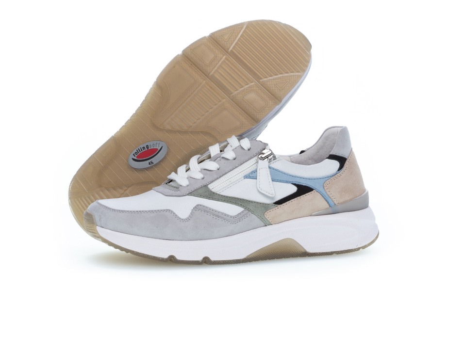 Gabor Rolling Soft 8689652 Acro - Wit Lt Grijs Pino