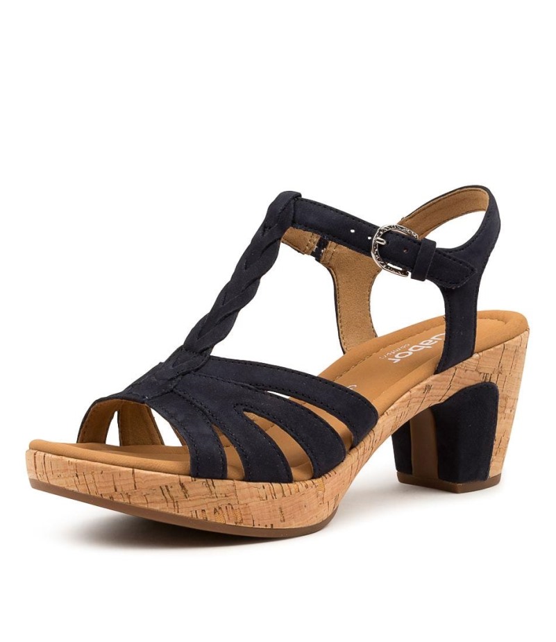 Gabor Rylie Blauw Nubuck