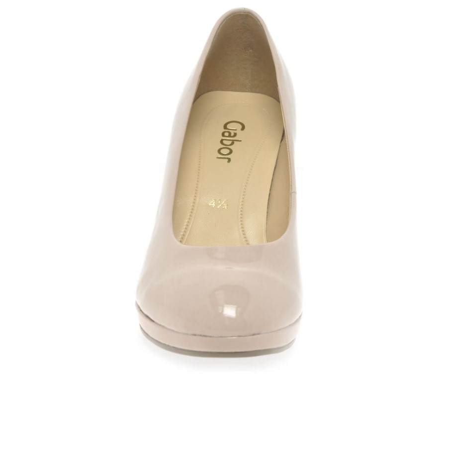 Gabor Sand Patent Prachtige Pumps Met Hoge Hak Voor Dames