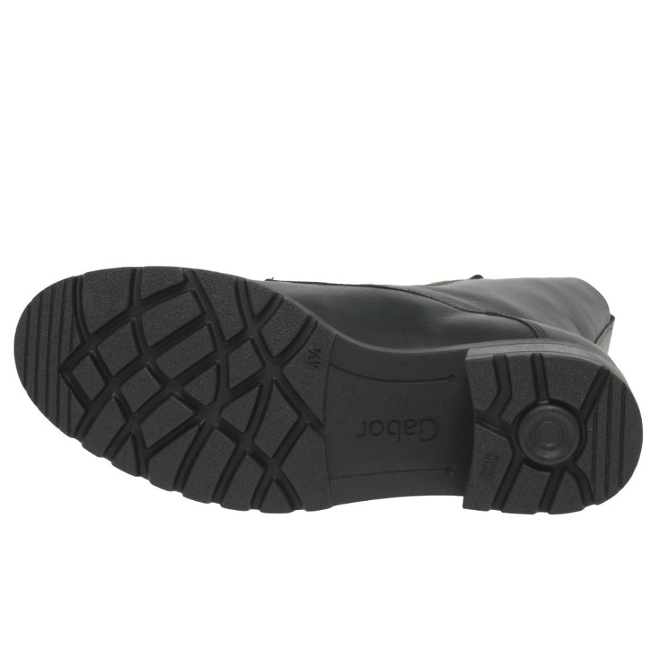 Gabor Serve Dames Motorlaarzen Zwart