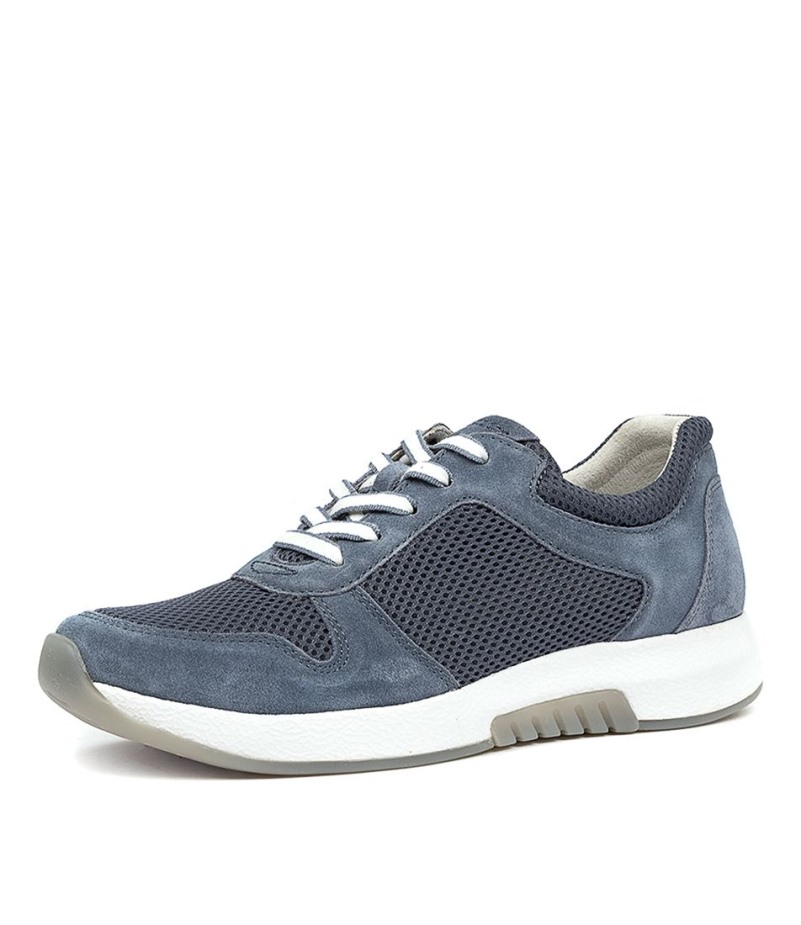 Gabor Westlyn Blauw Mesh-suède