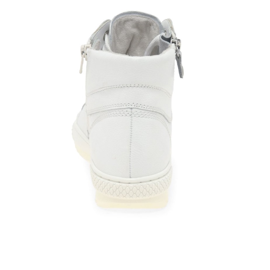 Gabor Witte Bulner Dames Casual Enkellaarsjes