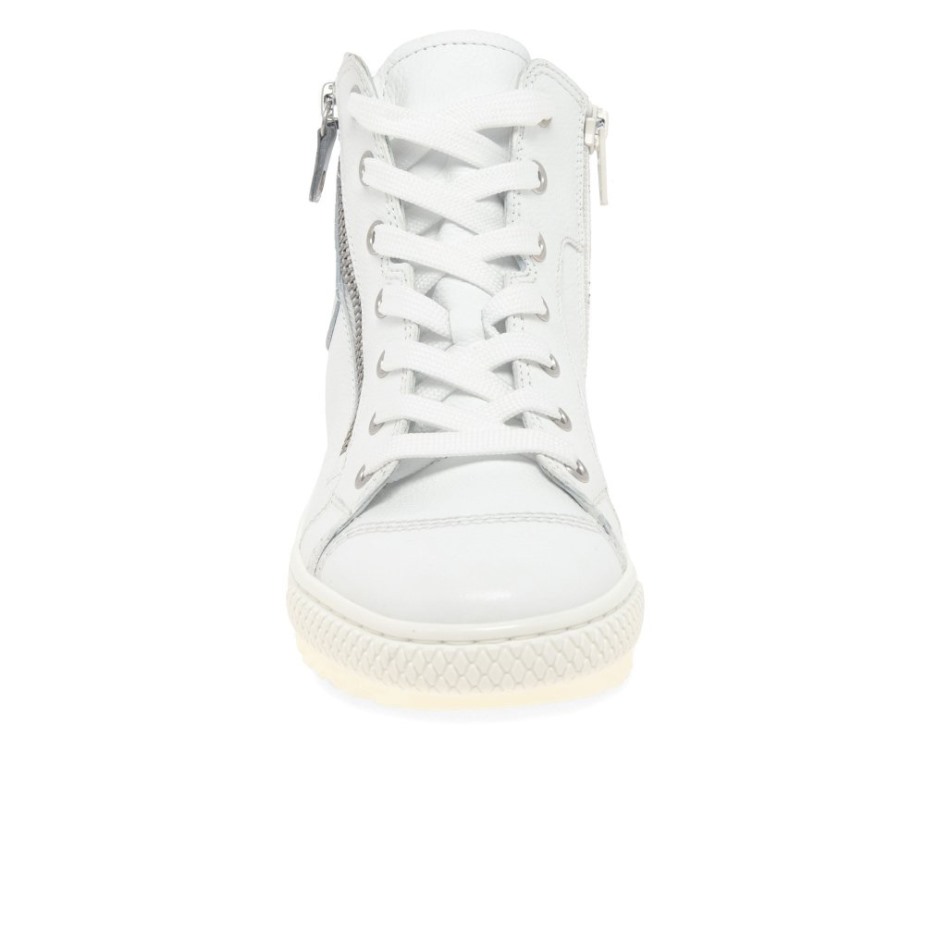 Gabor Witte Bulner Dames Casual Enkellaarsjes