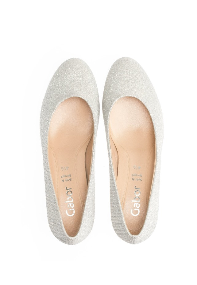Gabor Zilveren Klassieke Hakken