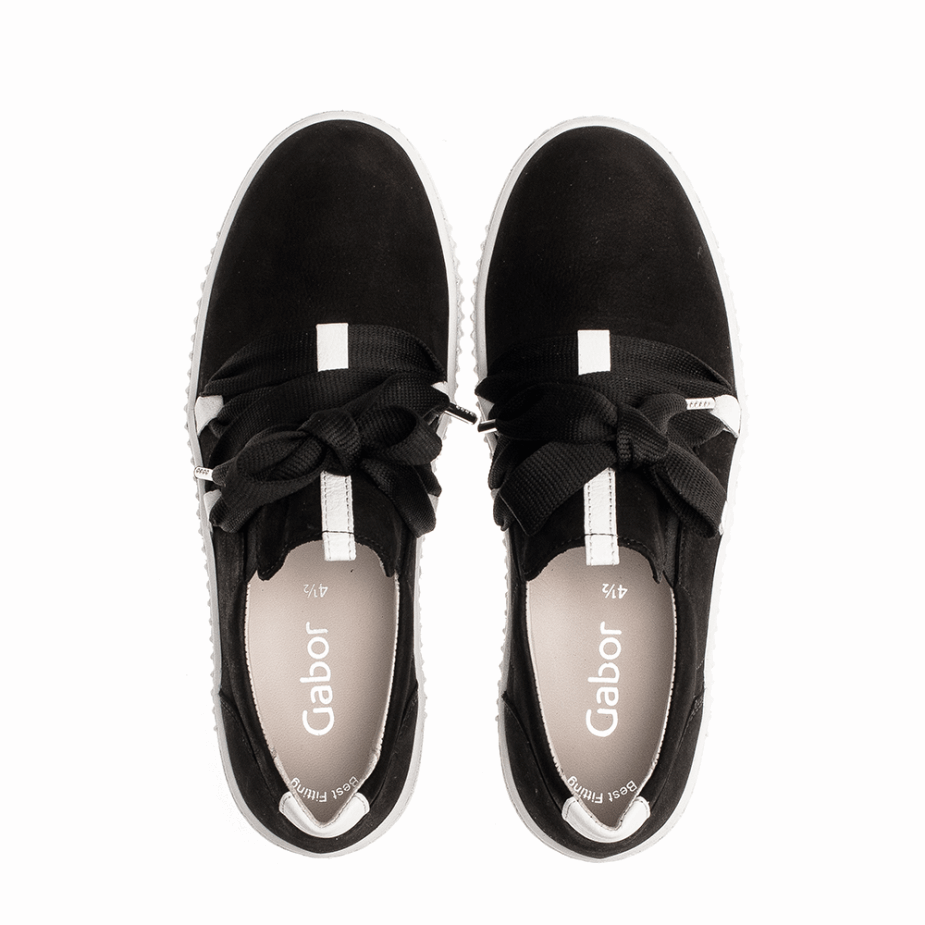 Gabor Zwart/witte Sneaker