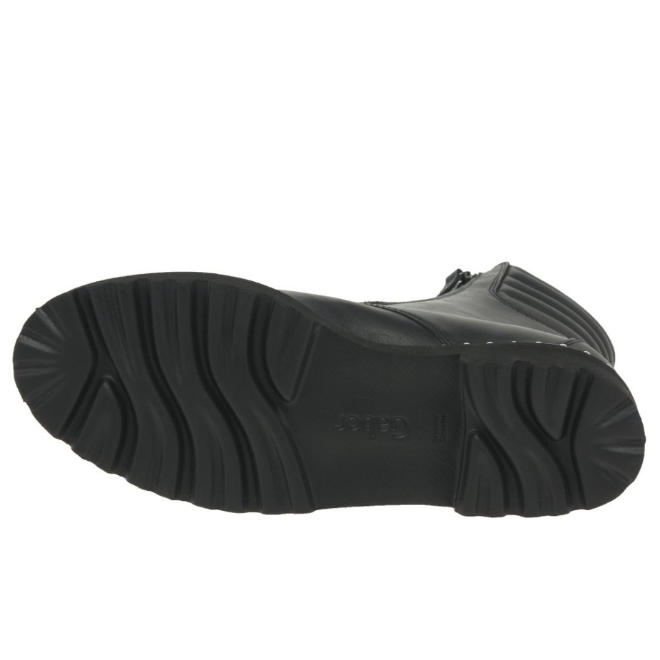 Gabor Zwarte Bainbridge Motorlaarzen Voor Dames