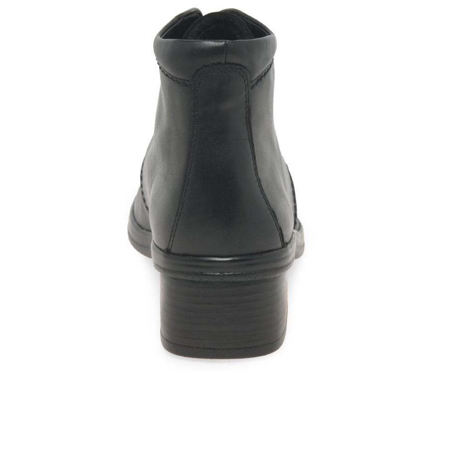 Gabor Zwarte Elaine Enkellaarzen Voor Dames