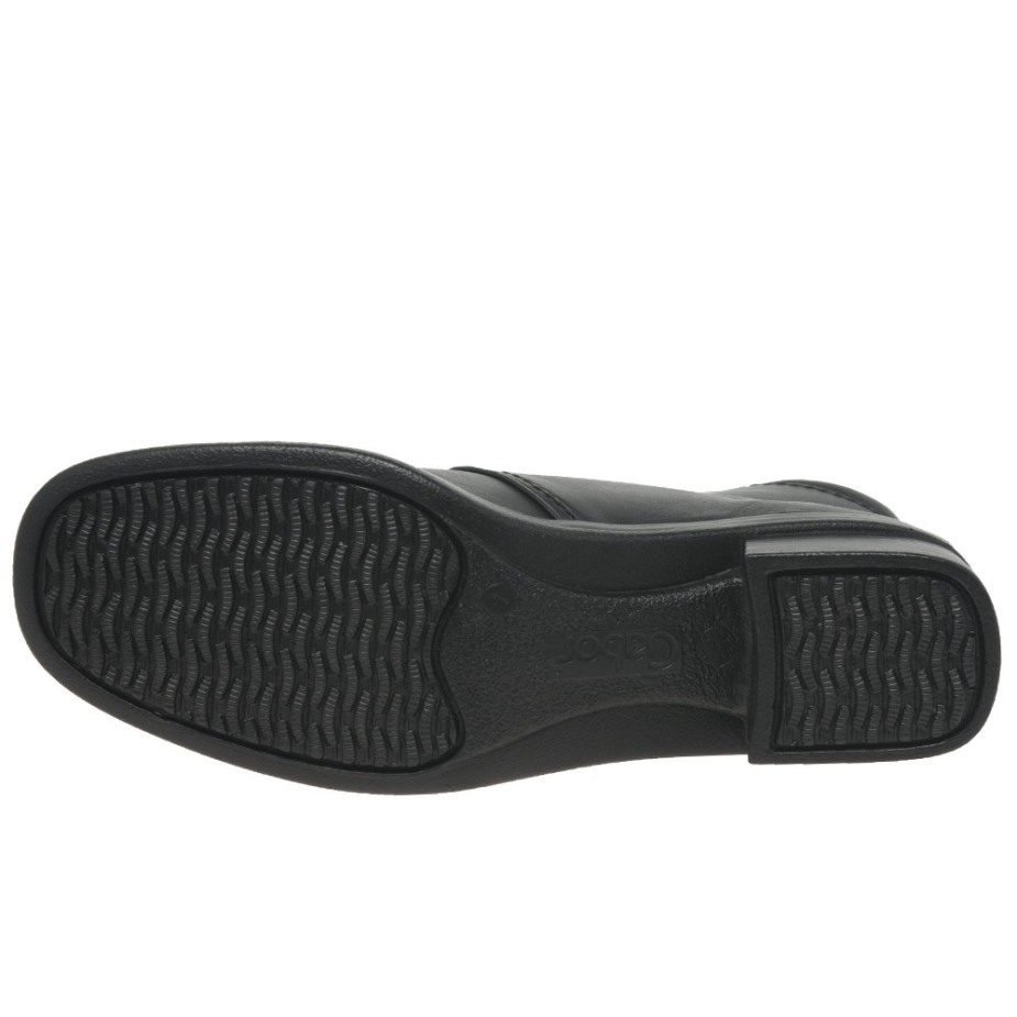 Gabor Zwarte Elaine Enkellaarzen Voor Dames