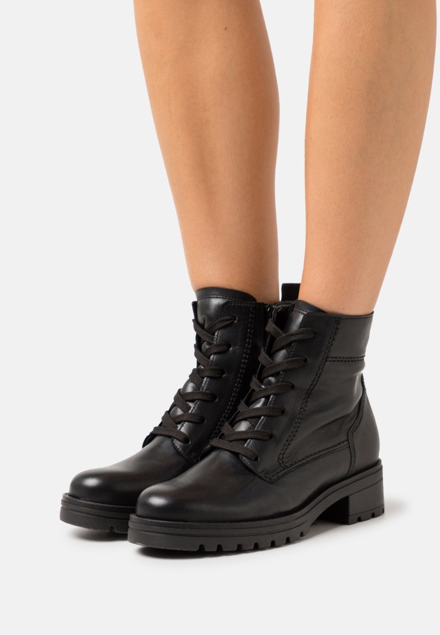 Gabor Zwarte Klassieke Enkellaarzen