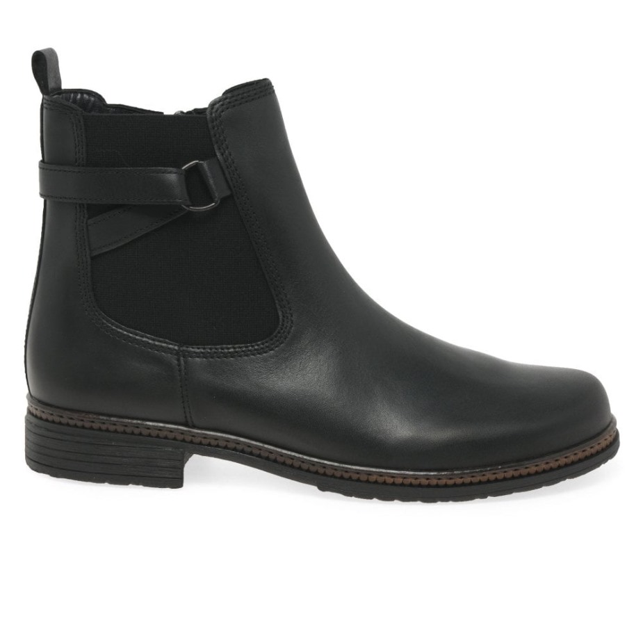 Gabor Zwarte Nolene Chelsea Boots Voor Dames
