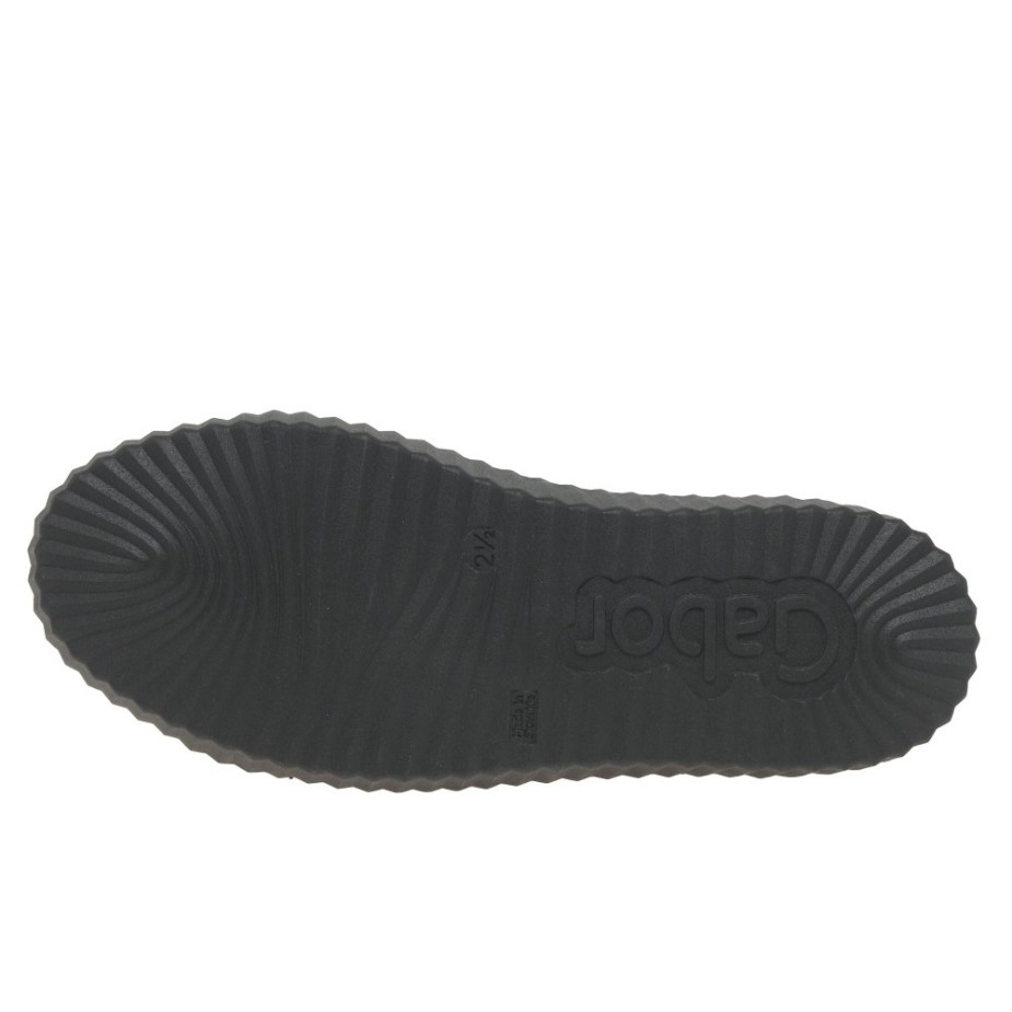 Gabor Zwarte Patent Dolly Damessneakers