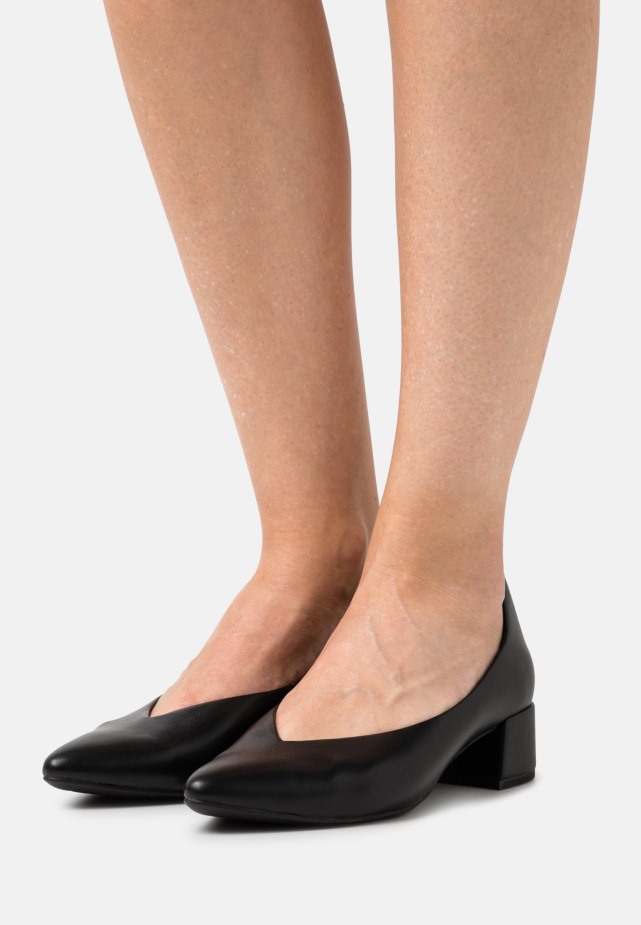 Gabor Zwarte Pumps Met Klassieke Hak