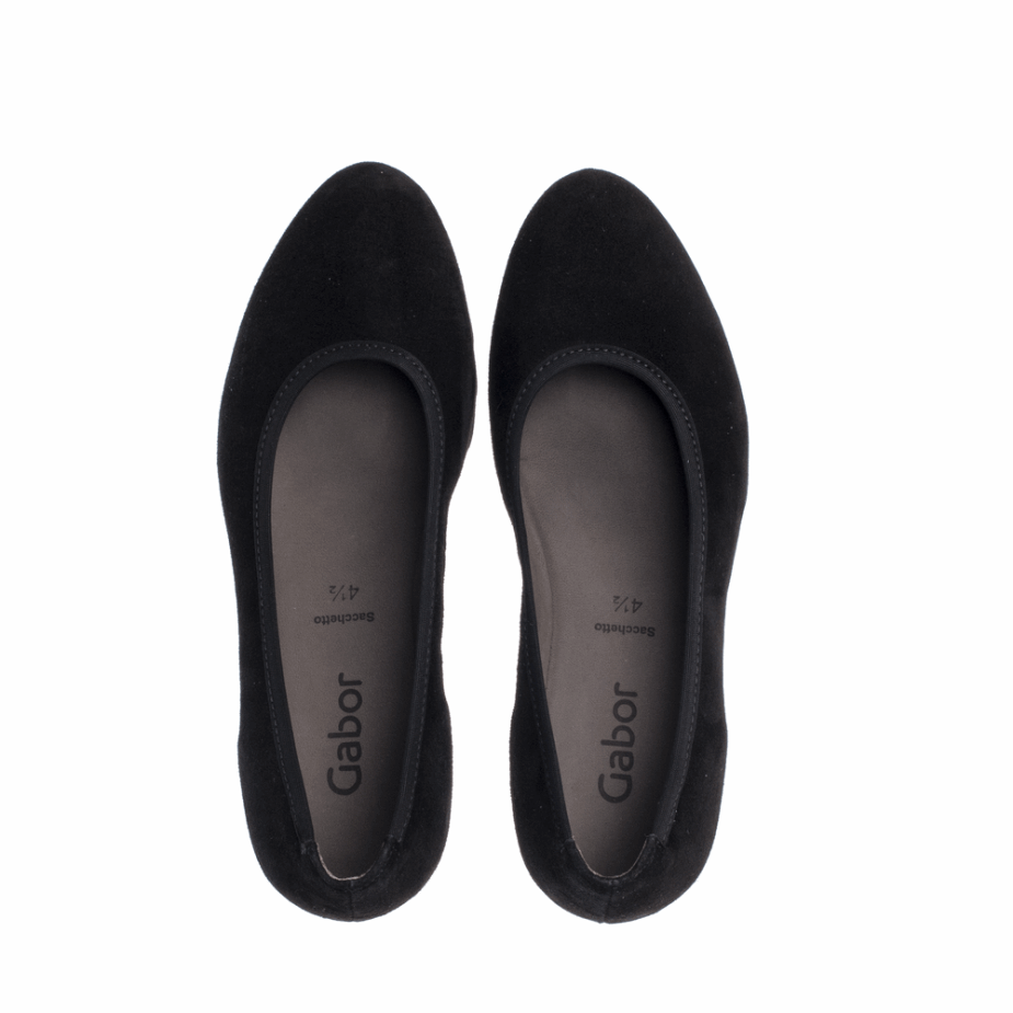 Gabor Zwarte Sacchetto Pumps Met Sleehak