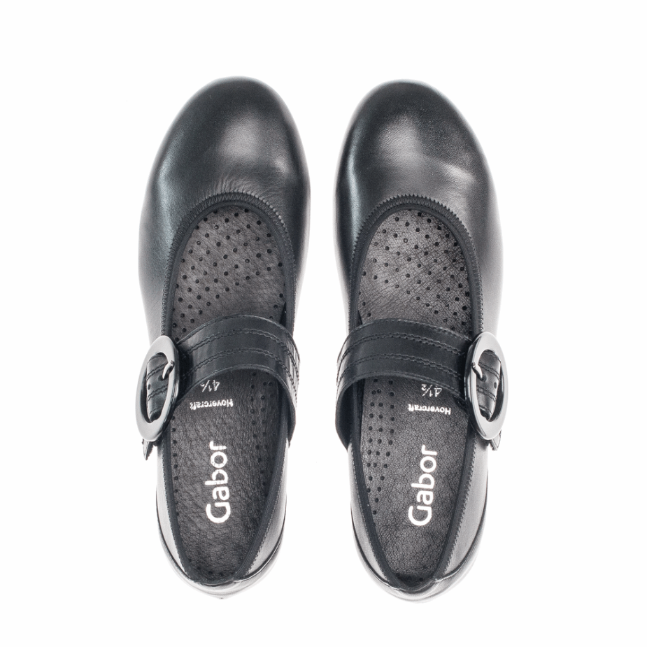 Gabor Zwarte Tortoise Gesp Mary Jane