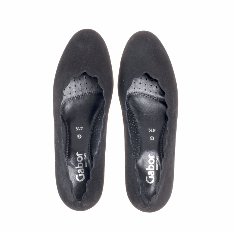 Geschulpte Vamp Pump Gabor Zwart