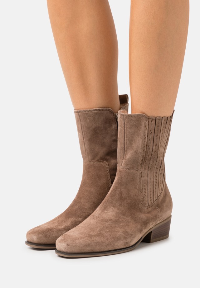 Grijze Gabor Cowboy/biker Enkellaars