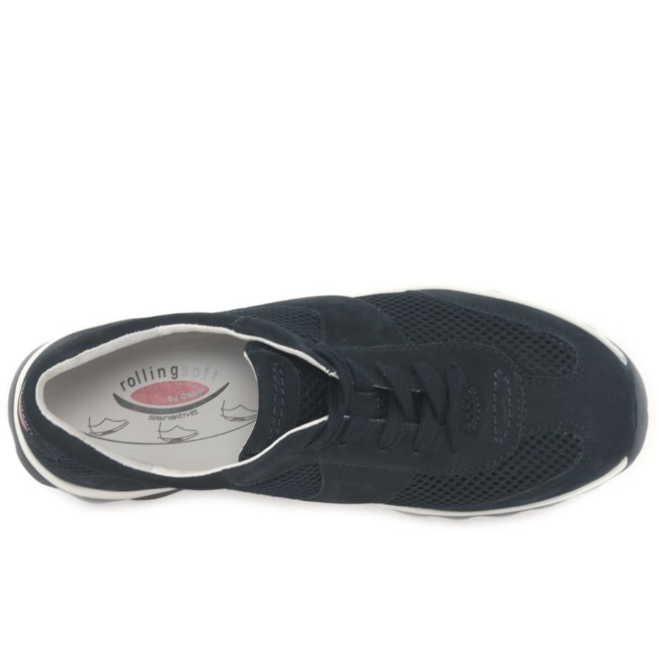 Helen Dames Sportschoenen Gabor Nachtblauw Nubuck