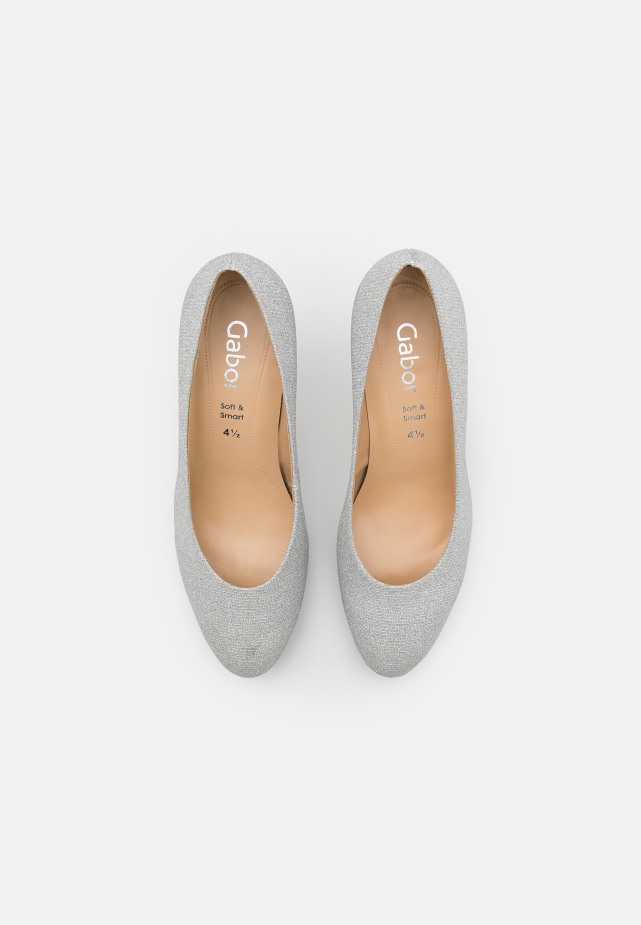 Hoge Hakken Zilver Gabor