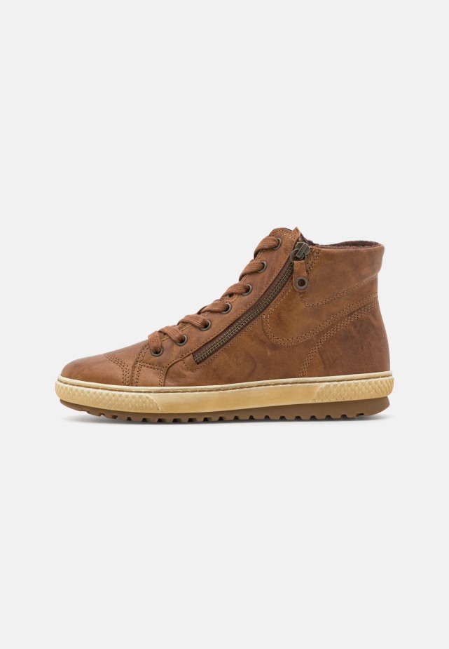 Hoge Sneakers Donkerbruin Gabor