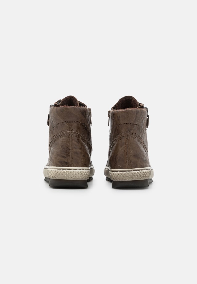 Hoge Sneakers Donkerbruin Gabor