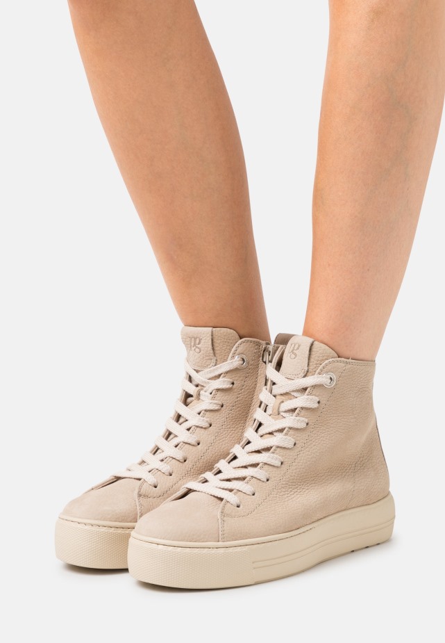 Hoge Sneakers Donkerbruin Gabor