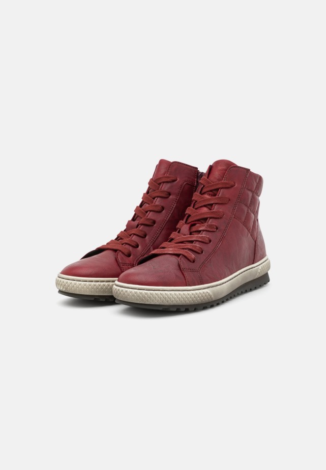 Hoge Sneakers Van Gabor Rot