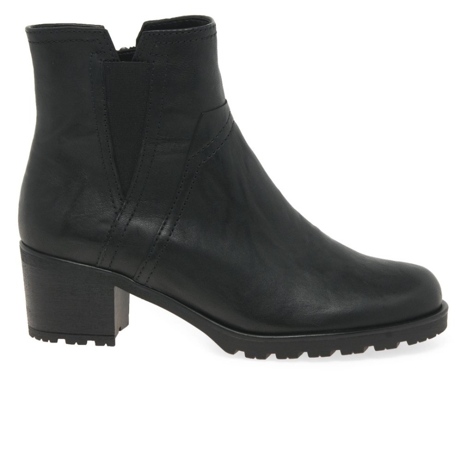 Invitation Dames Enkellaarzen Zwart Gabor