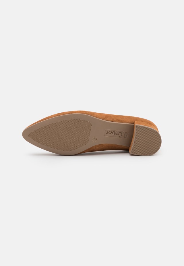 Klassieke Hakken Hazelaar/goud Gabor