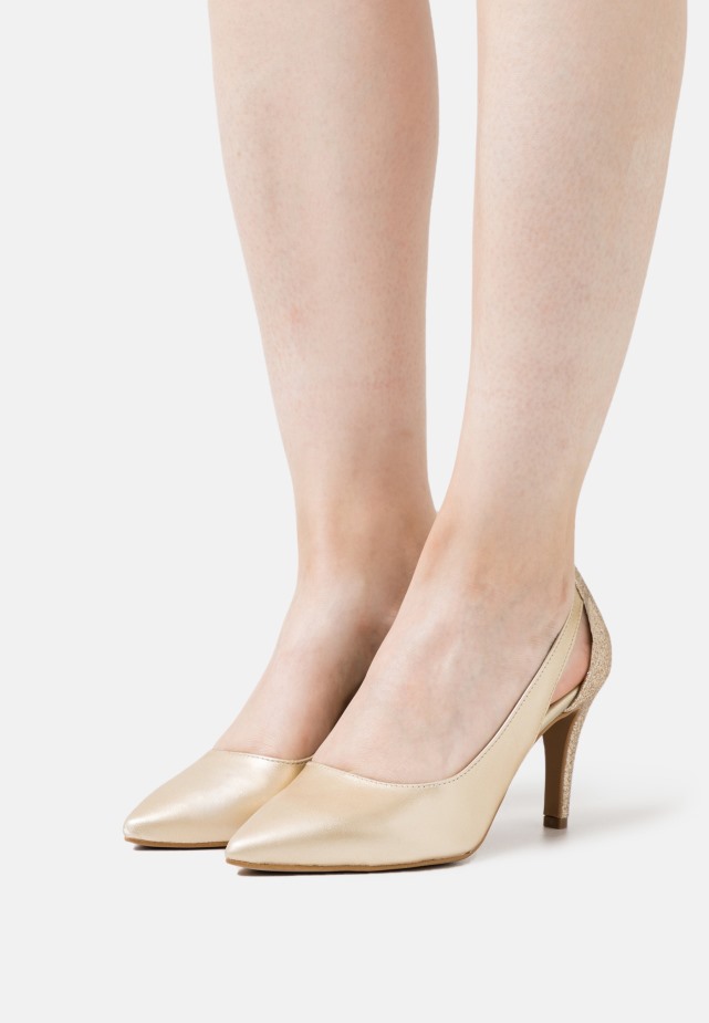 Klassieke Hakken Licht Goud Gabor