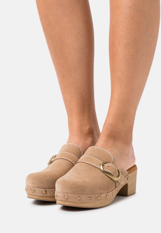 Klompen Donkerroze/nude Gabor